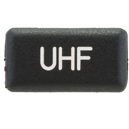 Horizontal Legend Cap | UHF