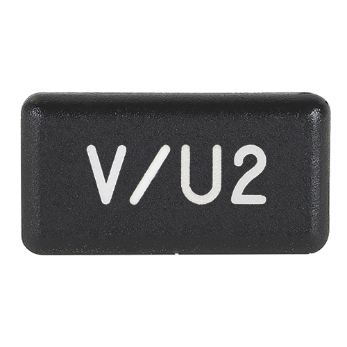 Horizontal Legend Cap | V/U2