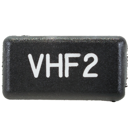 Horizontal Legend Cap | VHF2