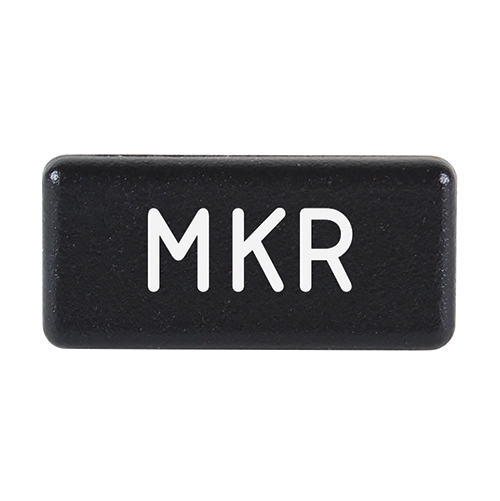 Horizontal Legend Cap | MKR