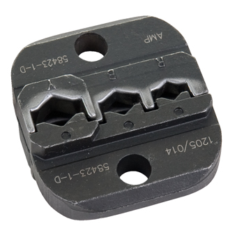 DIE SET/Includes: upper and lower piece, insulated terminals and splices, 22-10GA, red, blue, yellow.