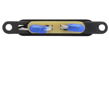 LIGHT TRAY/2, 28V, Incandescent, Blue and white. 