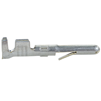 PIN/Male, 250V, MATE-N-LOK series. Brass, pre-tin material. For use with 20-14 gauge wire. ROHS compliant.