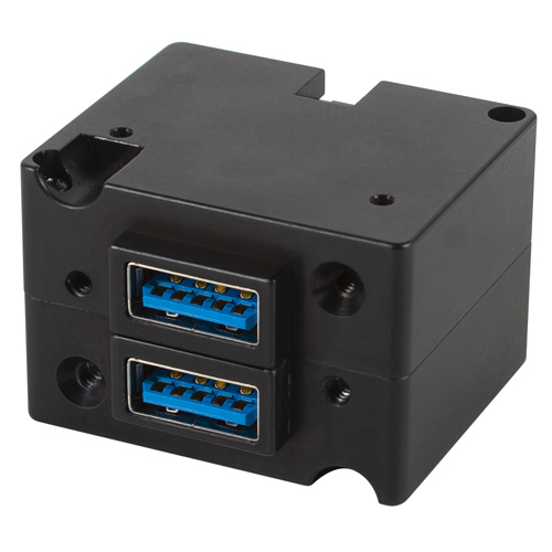 TA202 High Power USB Charging Port | Dual Lighted USB-A Connectors, Rear Power Connector
