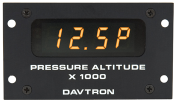 ALT ENCODER PRESSURE ALTITUDE/Rectangle, 62K. Pressure Altitude: -1,000 to 62,700 ft