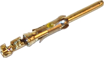 CRIMP PIN/Male, tin lead plating, MATE-N-LOK series. For use with 24-20 gauge wire.