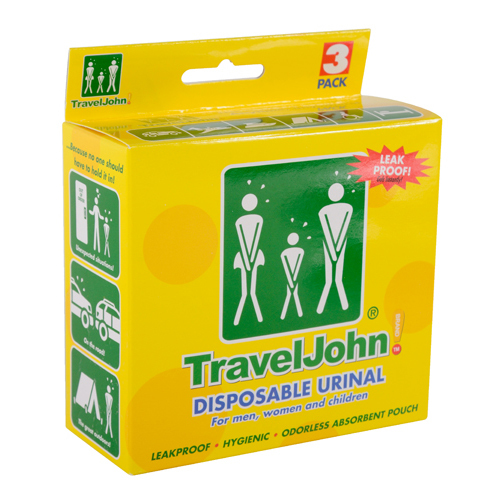 TRAVELJOHN URINAL/3 PACK