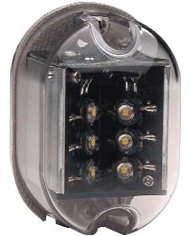 LED TAIL LIGHT/Chassis ground with connector. 