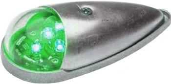 LED POSITION LIGHT/Green, 14V. 