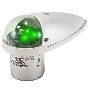 LED POSITION LIGHT/Green, 28V. 