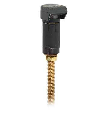 INTERIOR POST LIGHT/White long black, LED, 28 VDC