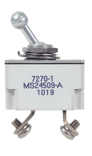 7270-1 Series Circuit Breaker | 3 Amp Rating, Toggle Actuator