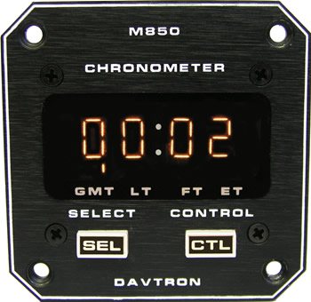 M850 Digital Clock Chronometer | 2-1/4in, 14V Orange Incandescent