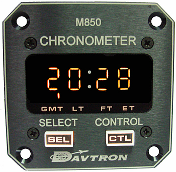 M850 Digital Clock Chronometer | 2-1/4in, 28V Orange Incandescent