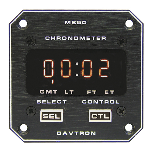 M850 Digital Clock Chronometer | 2-1/4in, 5V Orange Incandescent