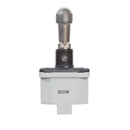 8503 Series Lever Lock Toggle Switch | SPDT, ON(MOM)-OFF-ON(MOM), E, Environmentally Sealed