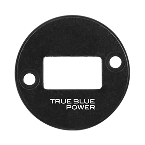 TA202 & TA360 Circular Faceplate | Single Port, Rear Mount