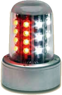ANTI COLLISION LIGHT/Red and white LED, 14 V 