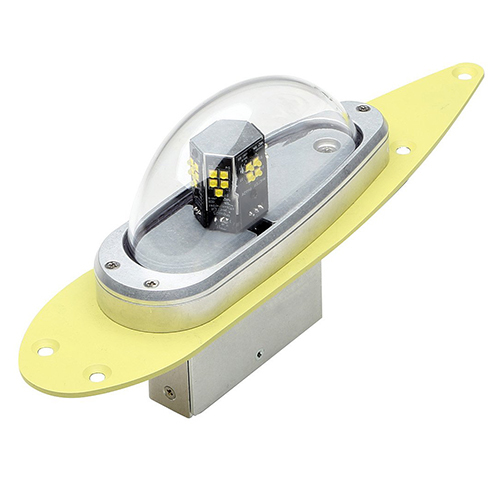 908525D Anti-Collision Light | 5 Hole, Red, Lower Mount