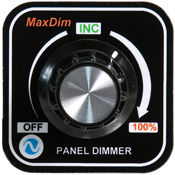 MaxDim Dimmer Control Unit | 12-35V, 12.5A, Spade Terminals