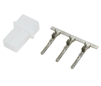 CONNECTOR KIT/2 position, male, includes pins. 