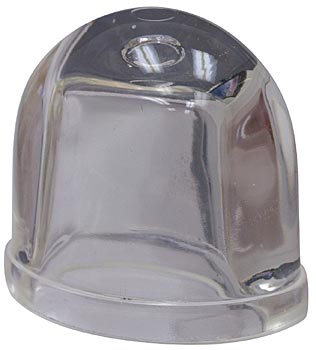 GLASS LENS/Red, radio shielded. For use with A610 Flashtube. 