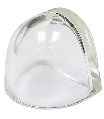 GLASS LENS/Clear, For use with A600 tail light. 