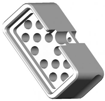 GUIDE/ARINC TYPE 4/12 CONTACT RECEPTACLE W/SOCKETS