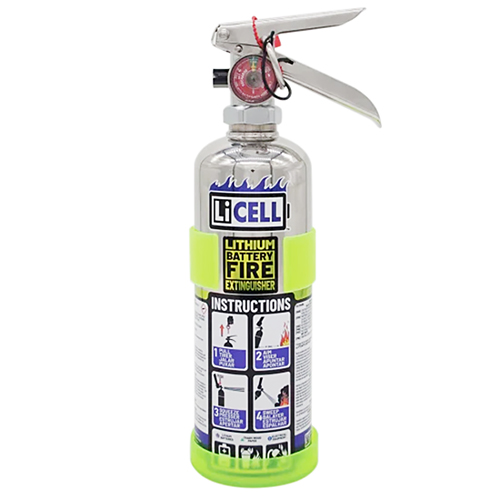 AH Series Handheld AVD Fire Extinguisher | 1 Liter, Stainless Steel, Refillable