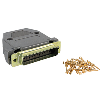 AIU-900 INSTALL KIT/Includes: 1 ea 25 pin male D-Sub connector, 1 ea SPC15461 hood or equivalent, 1 ea 2063 screw locking hardware kit or equivalent. 