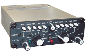 AMS 44N Dual Channel Audio Controller | NVG Lighting