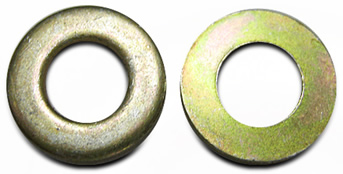 AIRCRAFT WASHER/Carbon steel, cadmium plated, .032, 1/2