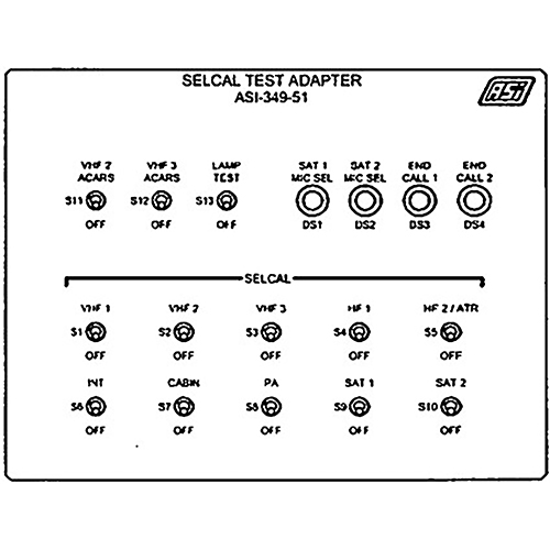 Audio Control Panel Test Adapter | For Avtech 5145-1-74/77