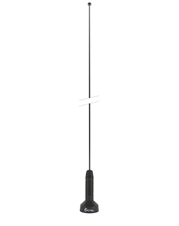VEHICLE MOUNT ANTENNA/Field tunable, 118-940MHz, 1/4. 