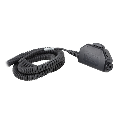 CIX400 Series Switch & Cable Assembly | MOM ICS/Transmit, 6' Coil, L Clip, MS3476W106P (6-Contact) Plug