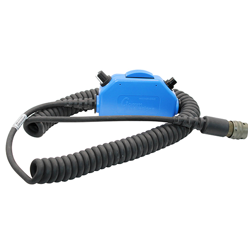 Switch & Cable Assembly | TJT-120 Jack/Switch, MS3116A10-6P Plug | 6 ft Coil Cable