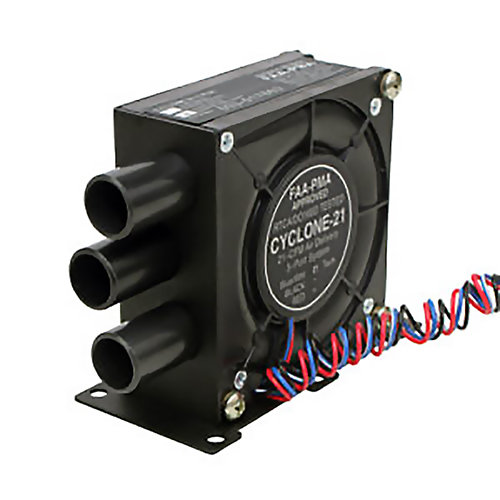 Cyclone 21 Avionics Cooling Fan | 3-Port, 14VDC, 2-wire