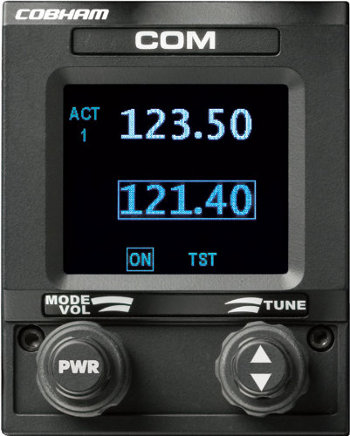 CVC-152 VHF COMM CONTROL W/VOL CONTROL/28V BLACK