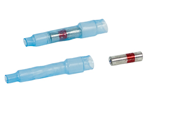 MULTI WIRE SPLICE/Stub slice kits, red, maximum temperature: +150 degrees Celsius, minimum shrink temperature: +125 degrees Celsius.