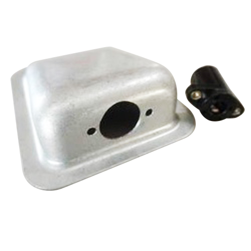 RECESSED MOUNTED HOUSING/1 hole, aluminum, no paint. For use with Bose 6 pin jack. 