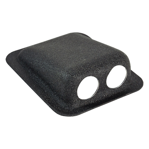 Dual Hole Jack Housing | For Nexus TJT-120 Jack, Black