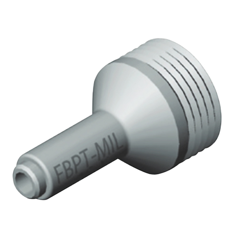 FBPT FiberChek Narrow Bore PC Socket Tip | MIL-T-29504/15, 2.0 mm