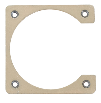 NUT RING/Shell size 23, 4-40 Aluminum alloy-anodized, self locking nut, steel cadmium plated.