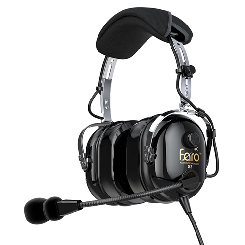 Faro™ G2 PNR Helicopter Headset | Black, Helicopter plugs