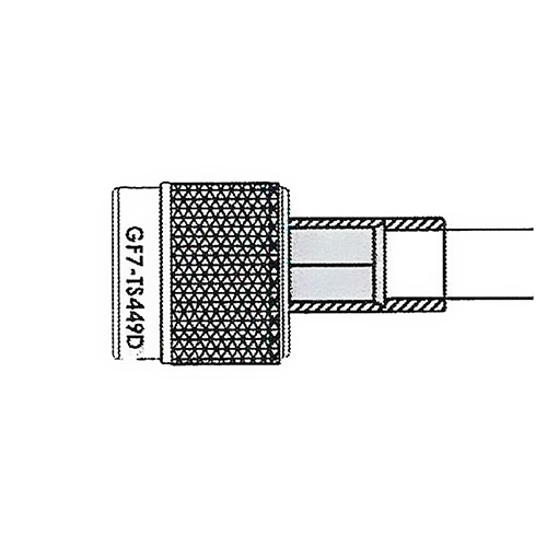 GF7-TS449D TNC Coaxial Connector | Straight, Male, 75 Ω, DC to 3 GHz, 500 Vrms