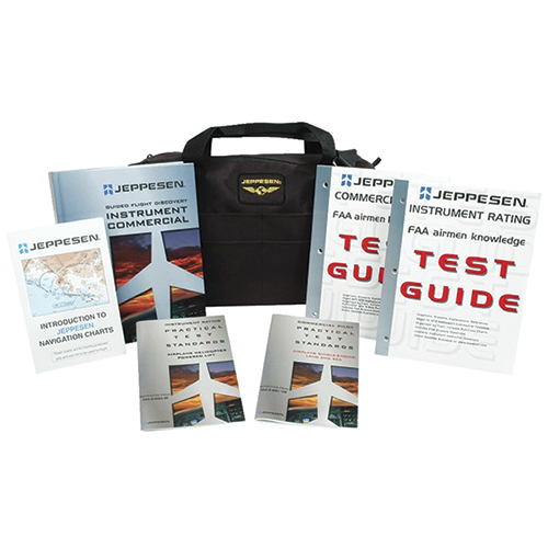 GUIDED FLIGHT DISCOVERY (GFD), INSTRUMENT and COMMERCIAL PILOT KIT/Includes: Student Flight bag, Commercial Pilot Practical Standards (PTS) booklet, Instrument Knowledge test guide, Commercial Knowled