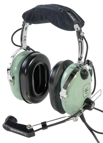 DAVID CLARK HEADSET/M-1/DC AMPLIFIED DYNAMIC MIC/5' STRAIGHT CORD/HINGED WIRE BOOM/NRR 24dB