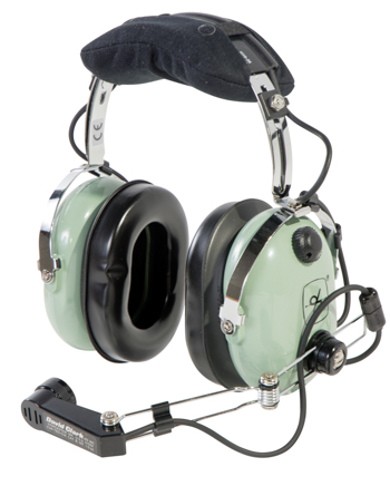 DAVID CLARK HEADSET/HELICOPTER/M-1/DC AMPLIFIED DYNAMIC MIC/5' COIL CORD/U-174/U PLUG/HINGED WIRE BOOM/NRR 24dB