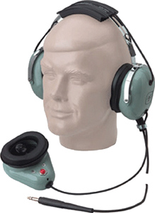DAVID CLARK HEADSET/GROUND SUPPORT/ENC/M-1/DC AMPLIFIED DYNAMIC MIC/30 STRAIGHT CORD/PJ-051 PLUG/NRR 26dB