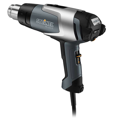 HEAT GUN/Comes in a case, two-stage airflow, easy set temperature with toggle, LCD display, residual heat indicator, replaceable power cord, optimized weight balance, rubber stand, built in hanger.